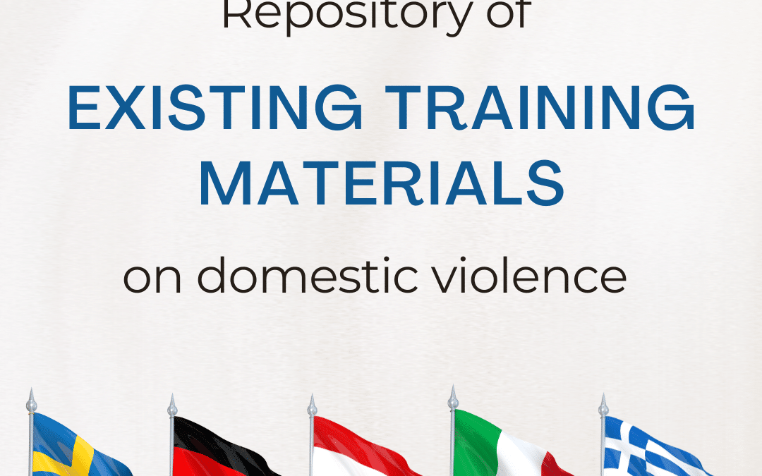 Repository of existing training materials on domestic violence in medical sector is online now!